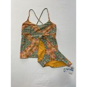 Malibu Dream Girl Boho Tribal Print Tankini Swimsuit Set - Size XL